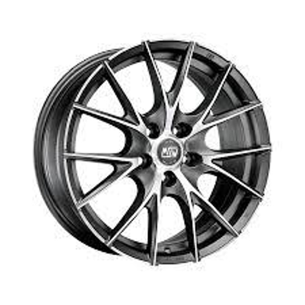 Picture of MSW NAPL. 7X16 MSW25 5X112 ET48 MATT TITANIUM FULL POLISH