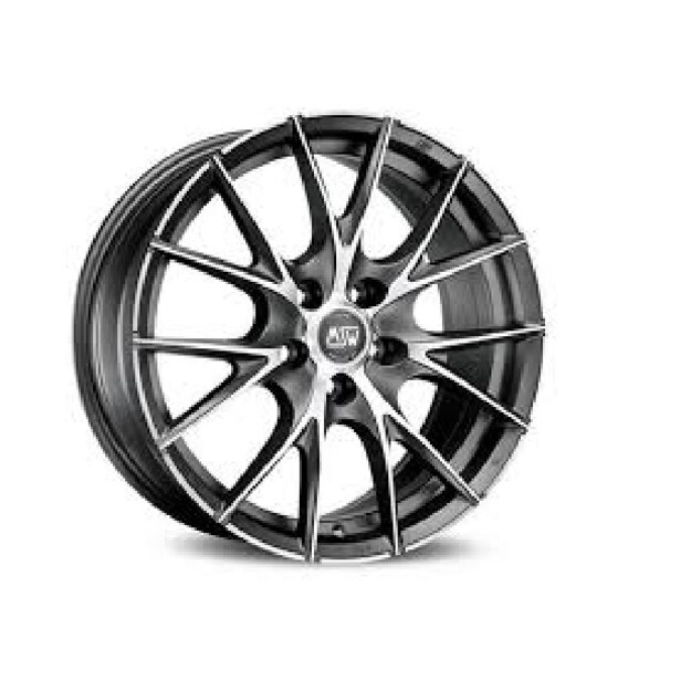 Picture of MSW NAPL. 7X16 MSW25 5X100 ET35  MATT TITAN FULL POLISHED