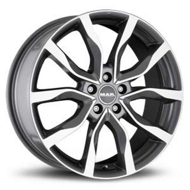 Picture of MAK NAPL. 8X18 HIGHLANDS 5X108 ET45 (63.4) GUN MET-MIRROR FACE