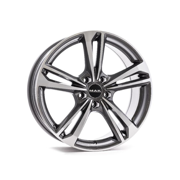 Picture of MAK NAPL. 7X17 EMBLEMA 4X100 ET40 (72) GUN MET-MIRROR FACE