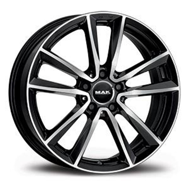 Picture of MAK NAPL. 7X16 BREMEN 5X112 ET43 (66.6) BLACK MIRROR