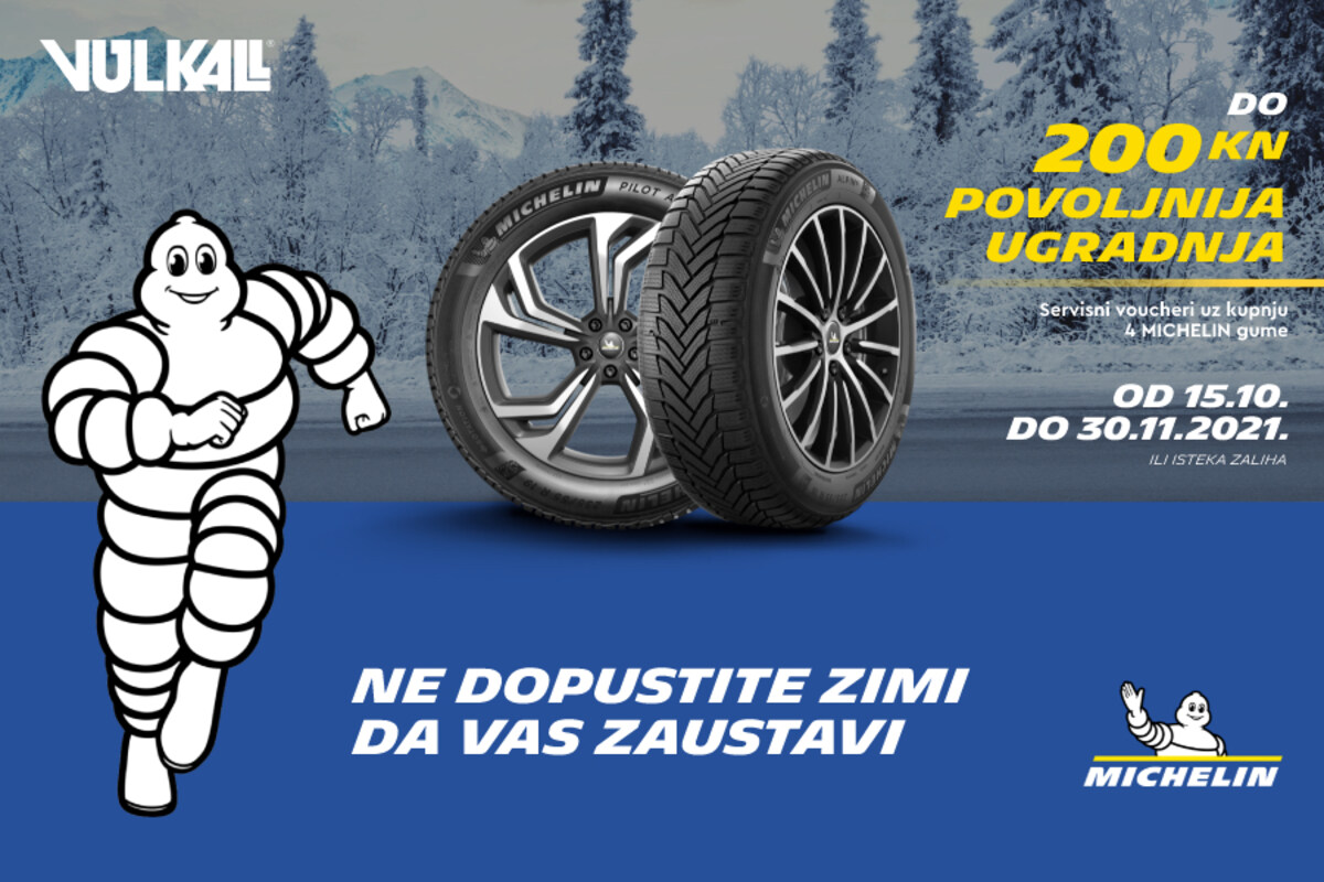 SIGURNOST SE ISPLATI: Najbolje Michelin gume uz najpovoljniju montažu!