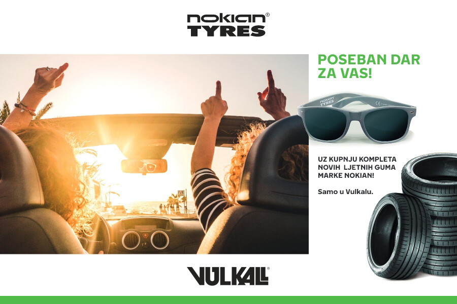 TRENDI POGLED NA LJETO: Uz kupnju novih Nokian guma, poklanjamo eko sunčane naočale