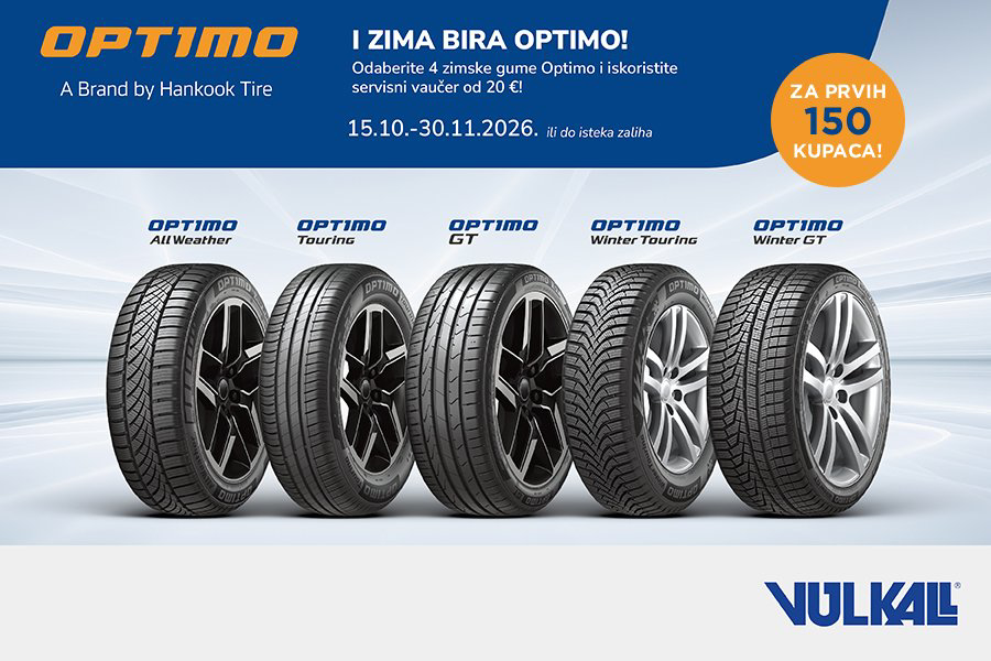 ZA PRVIH 150 KUPACA: Optimo zimske gume uz servisni vaučer od 20 €
