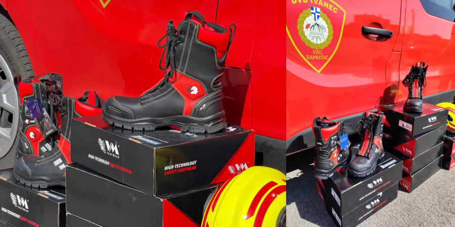 Vatrogasne čizme Red Fighter