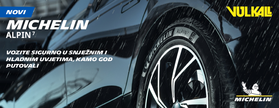 Najnovija zimska guma Michelin Alpin 7 čeka vas u Vulkalu
