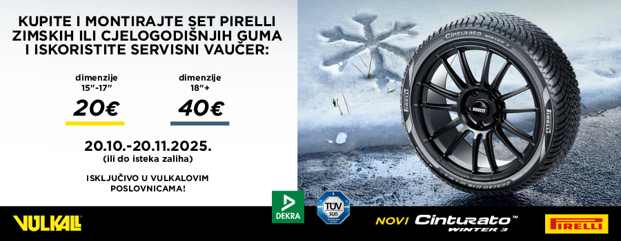 Pirelli zimska guma Cinturato Winter 3 u Vulkalu